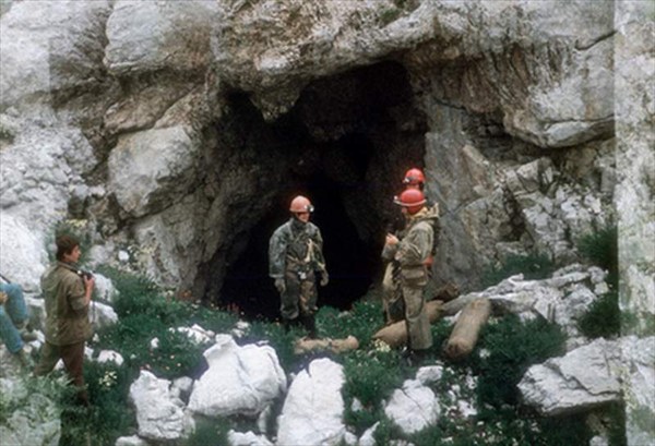 Первый выход в пещеру 5-ку